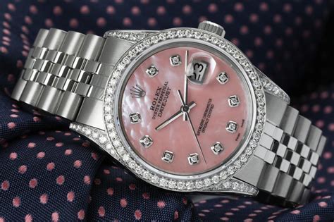 pinke rolex|Rolex pink face for sale.